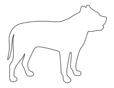 Pit Bull Kids Coloring Pages Pdf, Free Vectors File